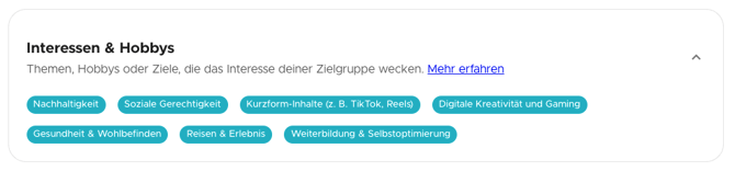 Interessen & hobbys DE live
