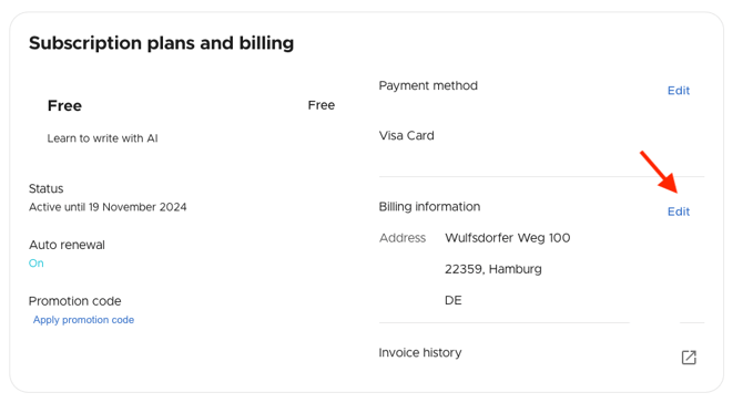 subscription plans & billing